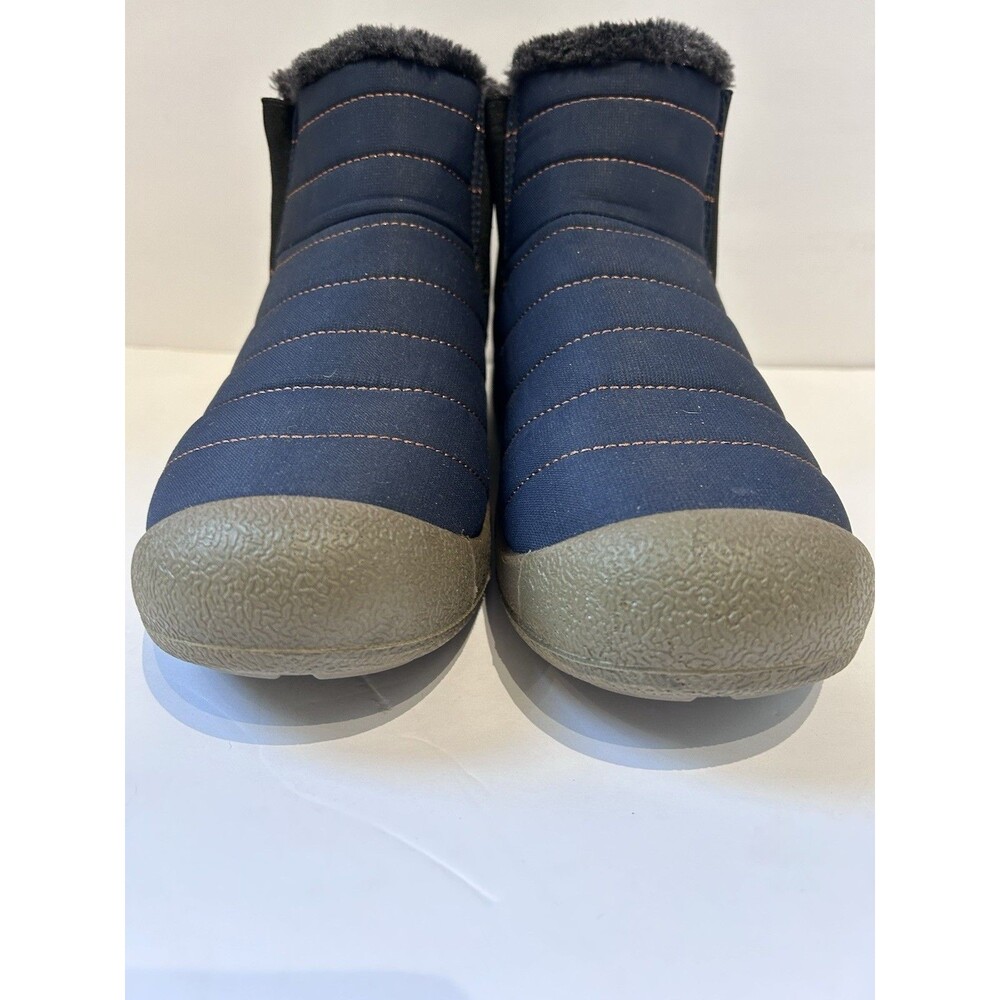 Hobibear Barefoot Winter Boots Womens Size 41 US 10 Navy Blue Quilted Booties - Picture 11 of 13